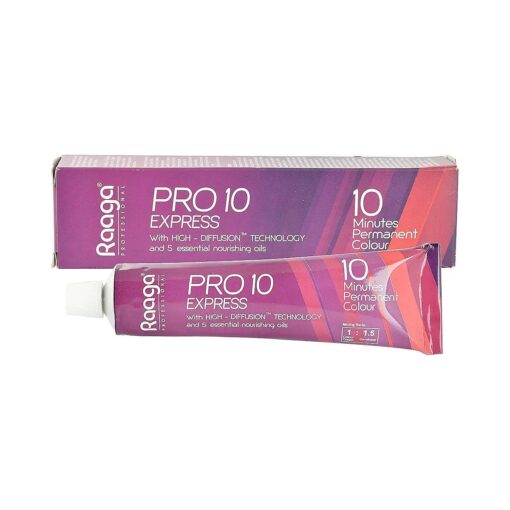 Pro 10 Express Permanent Hair Colour, Natural Brown, 4, 90 g