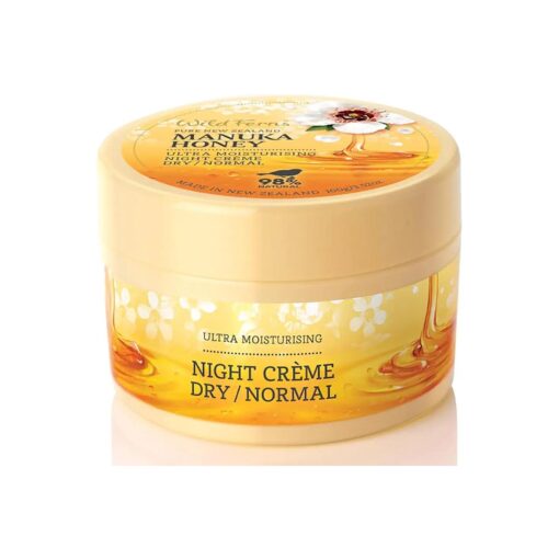 Wild Ferns Manuka Honey Ultra Enriching Night Creme - Dry to Normal, 99 % Natural, 100 milliliters