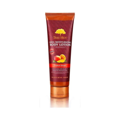 Shea Moisturizing Body Lotion Tropical Mango, 9oz, Ultra Hydrating Body Lotion for Nourishing Essential Body Care