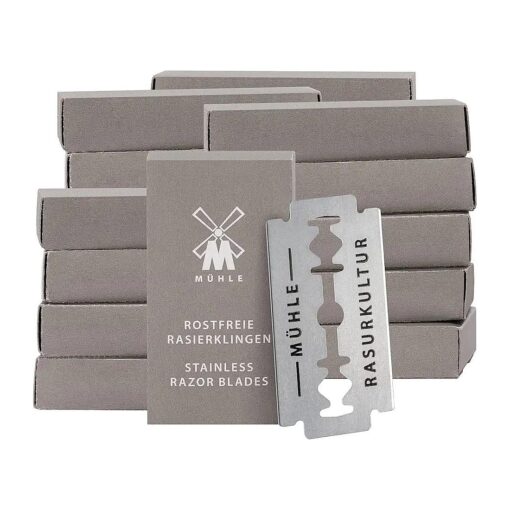 MUHLE Stainless Steel Safety Razor Blades | 200 Pack