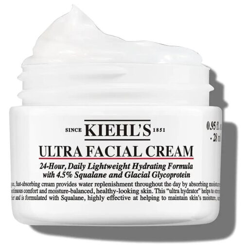 Ultra Facial Cream, with 4.5 % Squalane to Strengthen Skin 's Moisture Barrier, Skin Feels Softer and Smoother, Long-Lasting Hydration, Easy and Fast-Absorbing, Suitable for All Skin Types