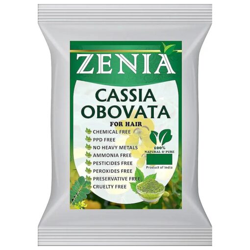 Zenia 100 % Pure Neutral Henna Powder ( Cassia Obovata ) | 200 grams ( 7 oz ) | Colorless Henna for Hair | Natural Hair Conditioner | for Silky, Soft & Shiny Hair