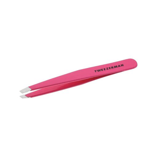 Tweezerman Stainless Steel Slant Pink Tweezer