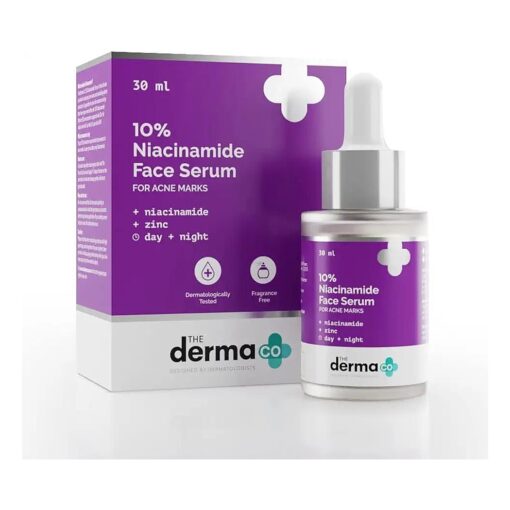 10 % Niacinamide Face Serum For Acne Marks And Acne Prone Skin For Men and Women - 30 ml ( dermaco )