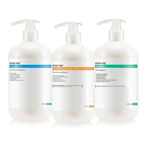 The Regimen Kit - Acne.org Complete Acne Treatment Kit ( 16 oz, )