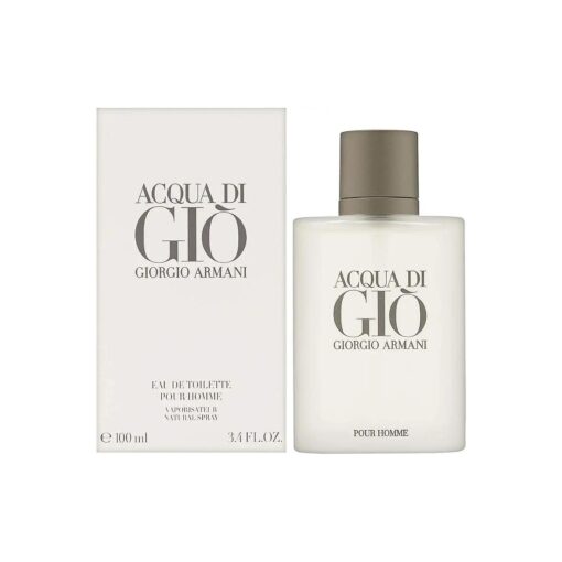 Acqua Di Gio By Giorgio Armani For Men, Eau De Toilette Spray 3.4 Fl Oz