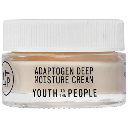 Adaptogen Moisturizer for Sensitive Skin - Anti-Aging Face Cream + Hydrating Moisturizer with Ashwagandha & Reishi Mushroom for Visibly Calmer Skin