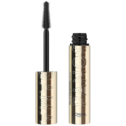 L'Oreal Paris Voluminous Panorama Mascara, Volumizing and Lengthening Mascara, Washable Longwear and Smudge Resistant Make Up, Blackest Black, 0.33 Fl Oz