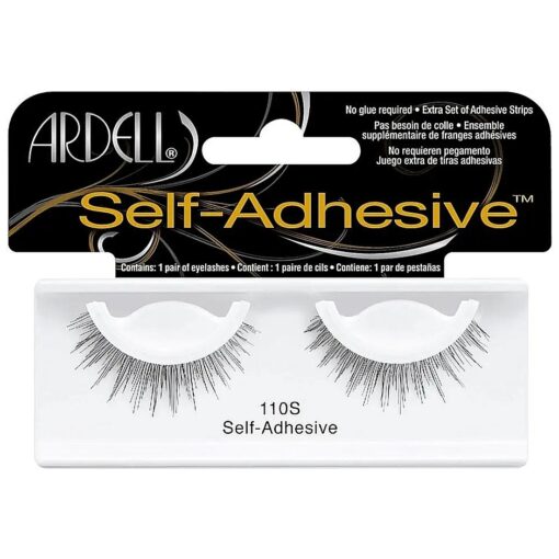 Ardell Self-Adhesive Eye Lashes, Black [ 110S ] 1 ea ( Pack of 3 )