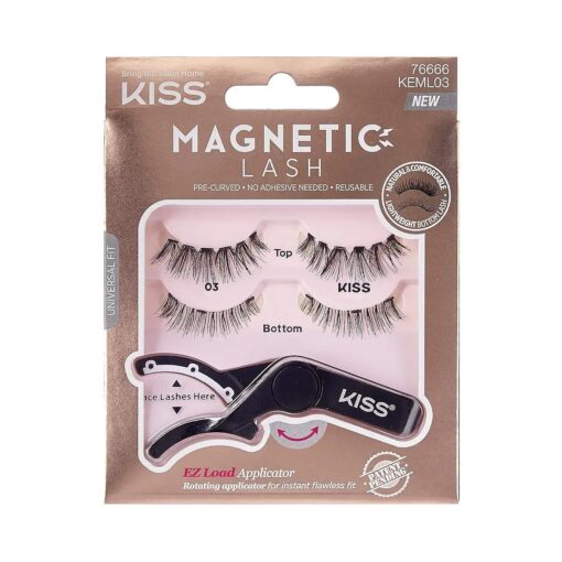 Kiss Magnetic Lash # 3 With Applicator, 1 count