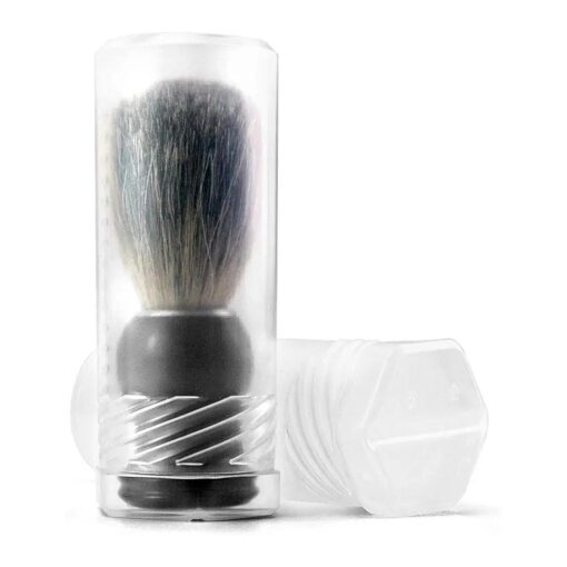 QSHAVE Shaving Brush Travel Case Holder Fit for Most of Shaving Brushes ( Brush not Included )