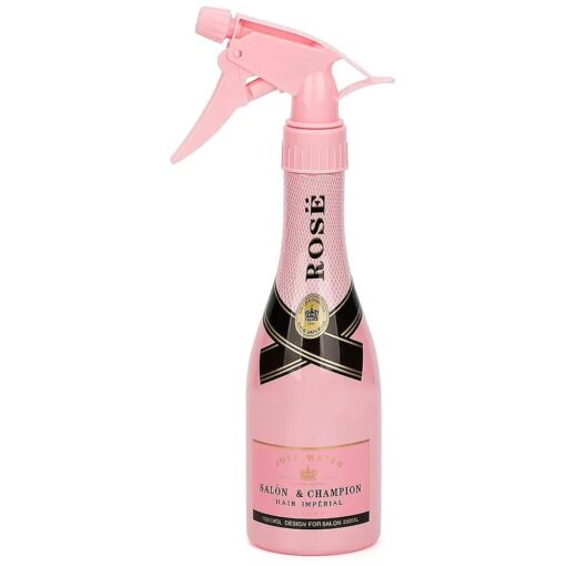 Continuous Spray Bottle, 11.8oz Adjustable Plant Mister Spray Bottle for Cleaning, 350ml Refillable Empty Spray Bottle, Pink Plastic Fine Mist Sprayer Water Spray Bottle for Hair Planting