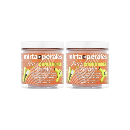 Mirta de Perale Hair Conditioner With Keratin 6 oz ( Pack of 2 )