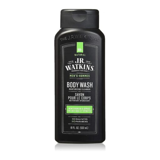 J.R. Watkins Men 's Wash, Wintergreen and Spruce, 18 ounces