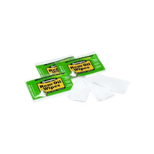 Remington Remington Oil Wipes, 12 Count 6in, X 8in .