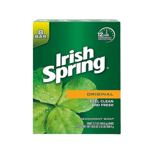 Irish Spring Deodorant Soap Original - 8 Ct