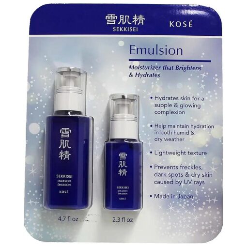 SEKKISEI Emulsion 2 Bottles Set 4.7oz & 2.3oz