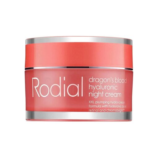 Rodial Dragons Blood Hyaluronic Night Cream 1.69 fl oz, Luxurious Overnight Skin Perfecting Moisturiser - Retinol, Hyaluronic Acid and Shea Butter for Skin Hydration, Quickly-Absorbing Formula