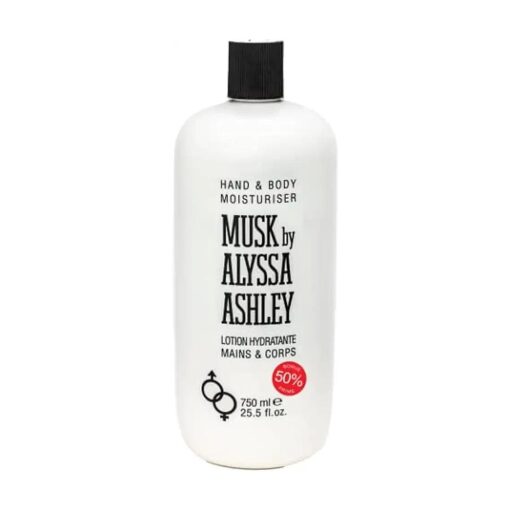 Alyssa Ashley Musk Hand & Body Lotion, 25.5 Ounce