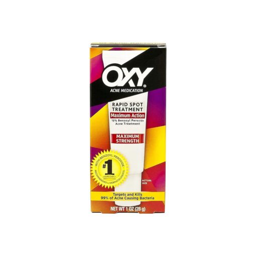 OXY Acne Medication Maximum Action Spot Treatment 0.82 oz ( Pack of 3 )