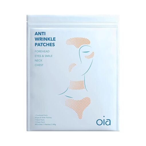 OIA Anti Wrinkle Patches 2.0 All-in-One | Face, Neck, & Chest Wrinkles | Made with 100 % Medical Grade Silicon | Advanced Wrinkle Care with Clear Reusable Pads | Overnight Wrinkle Smoothing ...