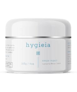 Hygieia Crepey Skin Repair Cream - Anti-Aging Liposomal Face, Neck & Body Cream - Advanced Deep Cellular Formula of Idebenone, Hyaluronic Acid & Retinol to Rejuvenate Aging Skin & Smooth Wrinkles, 4oz