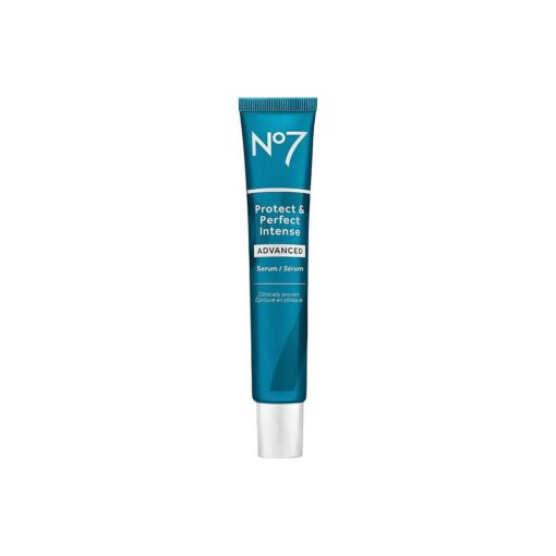 No7 Protect & Perfect Intense Advanced Serum - Anti-Aging Face Serum that Visibly Smoothes & Firms Fine Lines and Wrinkles - Formulated with Hyaluronic Acid and Matrix 3000+ Technology ( 50 ml )