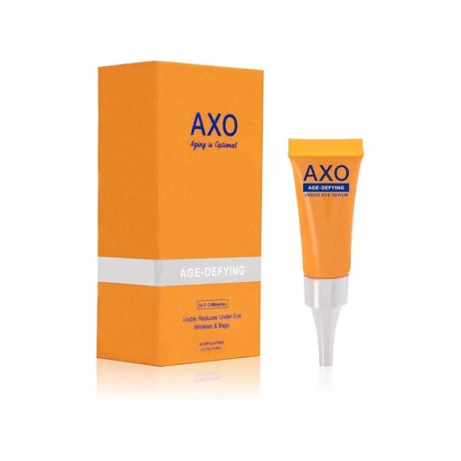 AXO Age-Defying Under-Eye Serum | Best Instant Wrinkle Remover | Advanced Formula Anti Aging Visibly Reduces Under Eye Wrinkles, Bags, Dark Circles, Fine Lines & Crow 's Feet | 100 % All-Natural