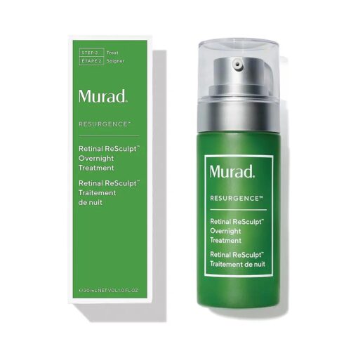 Murad Retinal ReSculpt Overnight Treatment - Resurgence Anti-Aging Serum for Lines and Wrinkles - Encapsulated Vitamin A Skin Care for Smoothing, Firming and Lifting Face and Neck, 1.0 Fl Oz