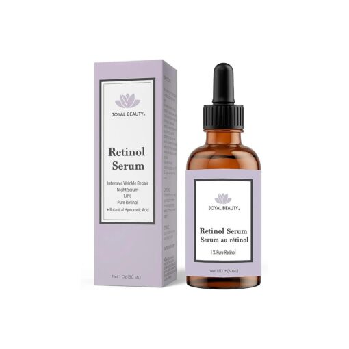 JOYAL BEAUTY Retinol Serum for Face Skin Eyes Neck, Best Night Skin Care Serum for Anti-Aging Firming Fine Lines Wrinkle Scars Pores Skin Tones