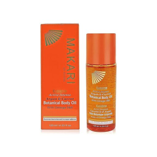 Extreme Active Intense Botanical Body Oil ( 125 ml ) | Softens, Conditions, Hydrates, and Rejuvenates Skin | Helps Fade Marks, Blemishes, and Spots | Recommended for All Skin Types