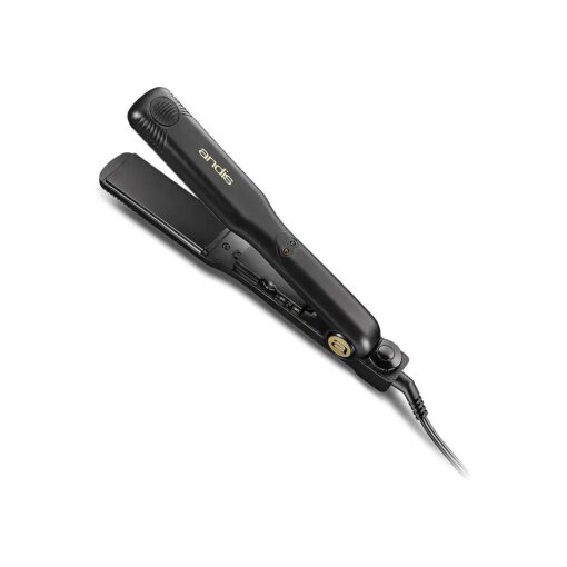 Andis 37690 Professional 1.5-Inch 450oF High Heat Ceramic Flat Iron with Dual Voltage and Auto Shut-off, Black