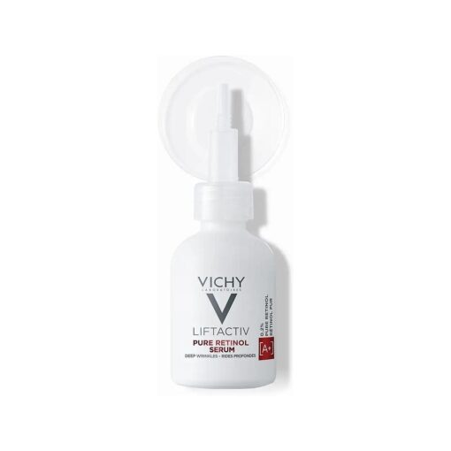 Vichy LiftActiv Pure Retinol Serum for Face | Resurfacing Anti-Aging Face Serum for Wrinkles, Fine Lines, and Dark Spots | Boosts Collagen Production to Smooth and Firm Skin | 1 Fl, Oz .