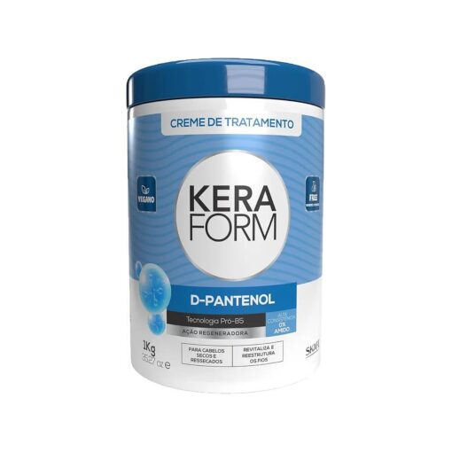 Linha Keraform ( Tratamento ) - Creme Intensivo D-Pantenol 1 Kg - ( Keraform ( Treatment ) Collection - D-Panthenol Intensive Cream Net 32.27 Oz )