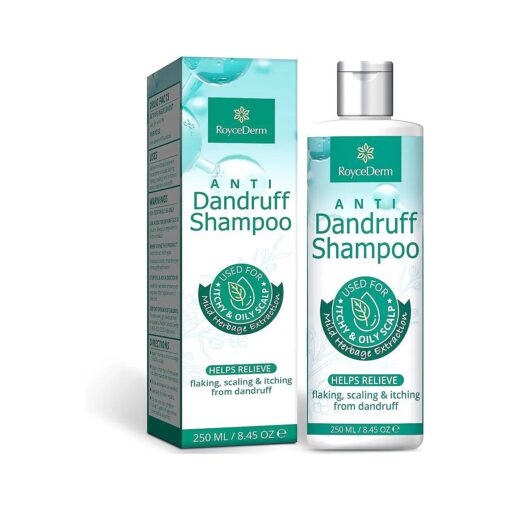 Roycederm Anti-Dandruff Shampoo, Dandruff Treatment For Oily Hair, Dry Flakey Scalp Treatment, Dry Scalp Shampoo, Scalp Treatment For Dry Itchy Oily Scalp, Fast Relief