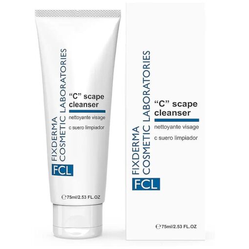 FCL C Scape Cleanser for Gentle Exfoliation and a Brightening Face Wash For Unevenly Pigmented Skin 2.6 Fl Oz