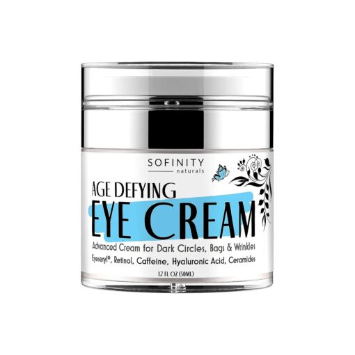 Dark Circles Under Eye Treatment for Women - Eye Cream for Dark Circles and Puffiness - Under Eye Cream Anti Aging - Wrinkle & Eye Bags Treatment for Women Men - Caffeine Retinol Peptide - by Sofinity