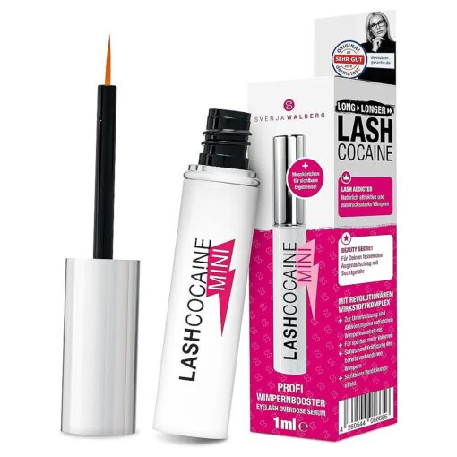 Mini LASHCOCA ! NE eyelash growth serum for longer, fuller lashes | Vegan lash enhancing test winner for eyelash extensions by Svenja Walberg