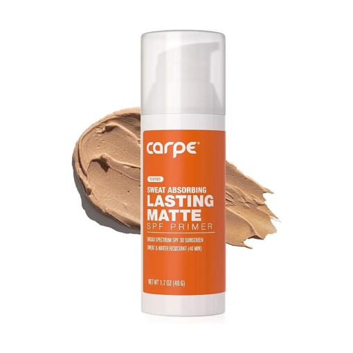 Carpe Primer Face Makeup Base ~New~ Zinc Mineral Sunscreen Face SPF 30, Lasting Matte Primer For Oily Skin And Tinted Sunscreen For Face