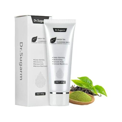 Green Tea Face Peel Mask Blackhead Remover Acne Deep Cleansing Mask Skin Care Mask Exfoliating & Repair, Reduces Fine Lines & Wrinkles, for Any Skin Types