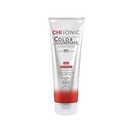 CHI Color Illuminate Conditioner, Helps Maintain Fresh Color In Natural & Color-Treated Hair, Sulfate, Paraben, & Cruelty-Free, Red Auburn, 8.5 Oz