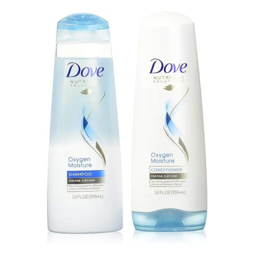 Dove Advanced Hair Series Oxygen Moisture, Shampoo and Conditioner Set, 12 Ounce Each