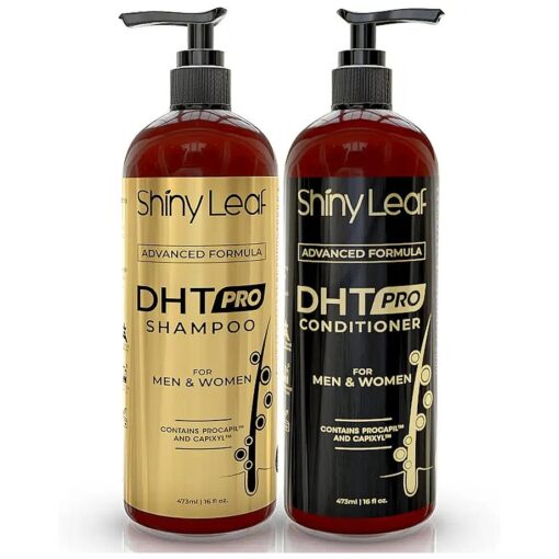 DHT Pro Shampoo and Conditioner Advanced Formula with Procapil and Capixyl, DHT Blockers and Natural Extracts, Hair Loss Solution for Men and Women, Stimulates Follicles, Prevents Thinning Hair