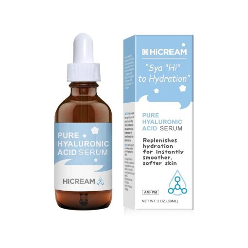 Hyaluronic Acid Serum for Face,100 % Pure Anti Aging Serum Intense Hydration Moisture for Fine Lines, Wrinkle Reducing and Brightening Serum ( Pro Formula )