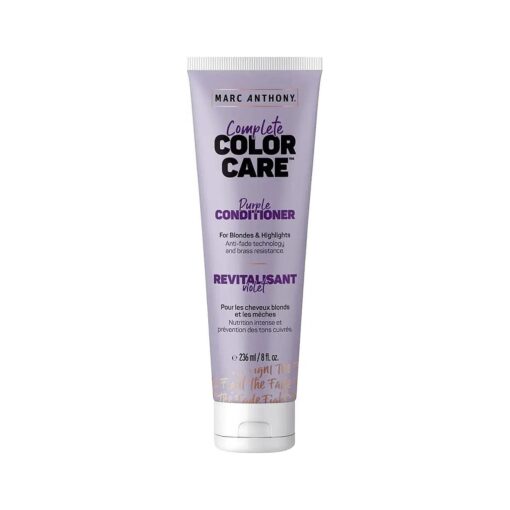 Marc Anthony Complete Color Care Purple Conditioner for Blondes & Highlights, 8 Ounce ( Packaging May Vary )