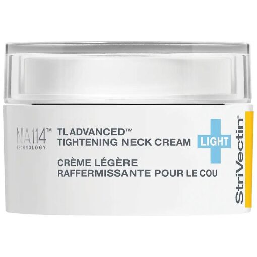 StriVectin Tighten & Lift Advanced LIGHT Neck Cream for Neck & Decollete, Smoothing Look of Wrinkles & Fine Lines, Improves Crepey Skin, Light Texture