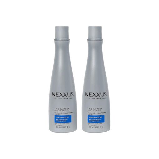 Nexxus Therappe Shampoo Ultimate Moisture 2 Count for Dry Hair Silicone-Free 13.5 oz