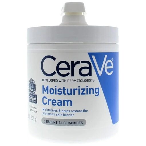 Cerave Moisturizing Cream with Hyaluronic Acid, 19 OZ with Pump ( 2 Packs )