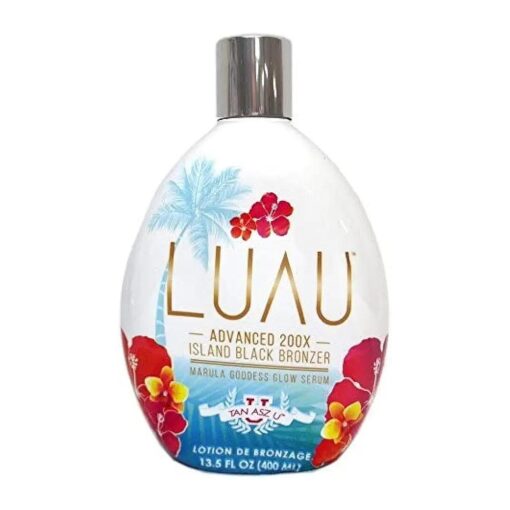 Tan Asz U Luau Advanced 200X Island Black Bronzer Tanning Lotion