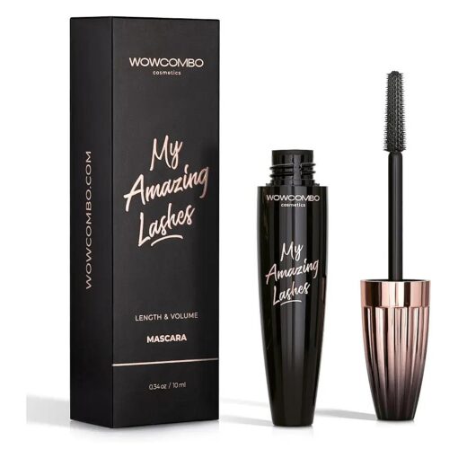 My Amazing Lashes Mascara - Volume and Length - Lengthening Mascara - Stays On All Day - Tubing Mascara for All Ages & Skin Types - Instantly Create The Look of Lash Extensions ( RICH BLACK )